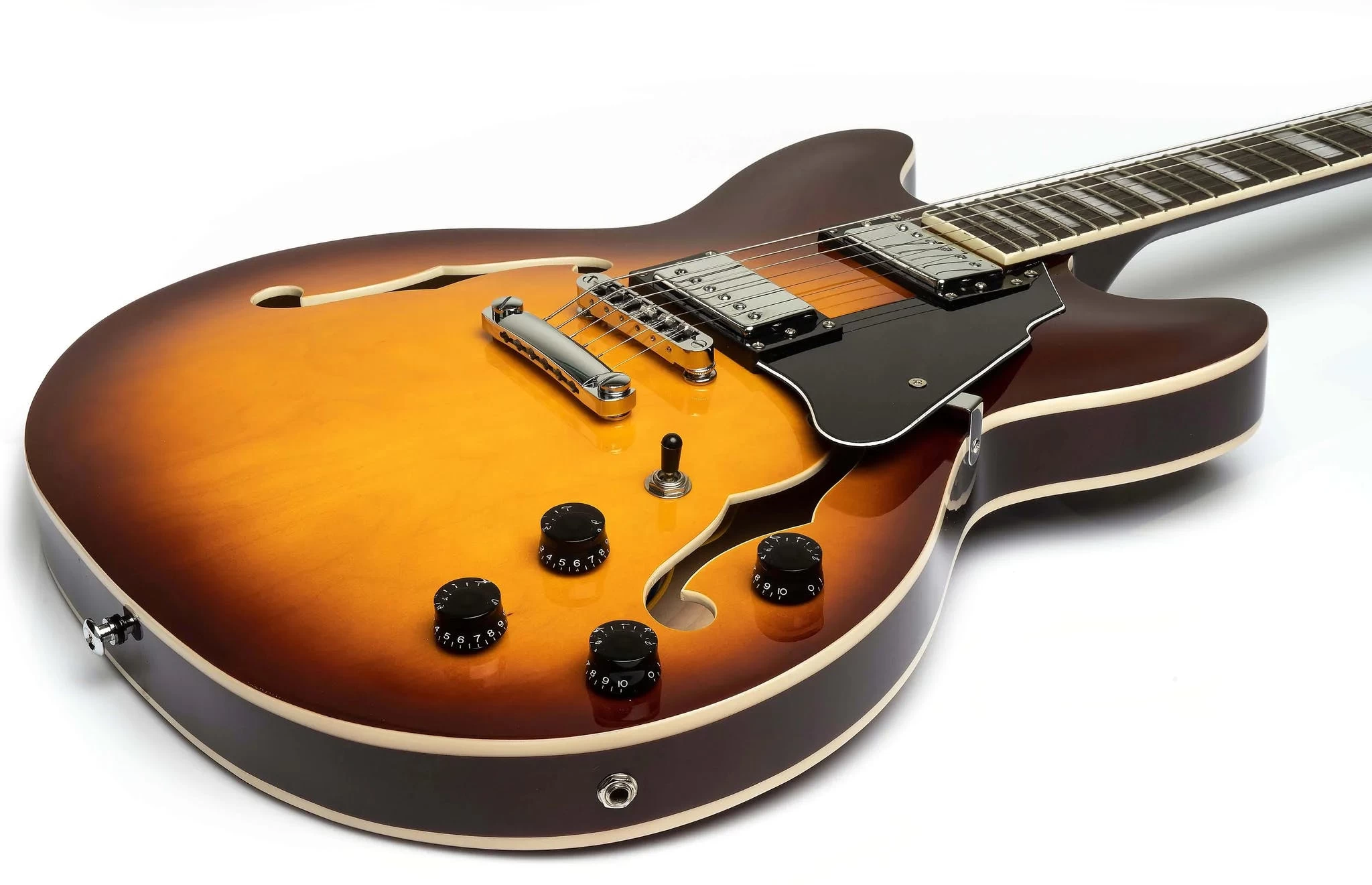 Grote G35 Semi-Hollow Electric Guitar In Violin Sunburst 6 Grote G35 Semi-Hollow Electric Guitar In Violin Sunburst - Image 6