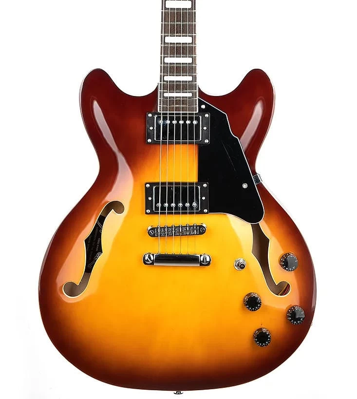 Grote G35 Semi-Hollow Electric Guitar In Violin Sunburst 1 Grote G35 Semi-Hollow Electric Guitar In Violin Sunburst