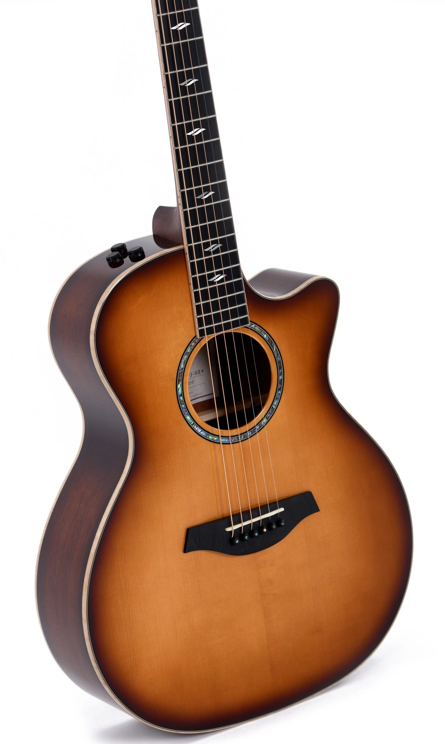 Sigma Modern Series GBCE-3-SB+ Blackwood Cutaway Electro Acoustic Guitar 4 Sigma Modern Series GBCE-3-SB+ Blackwood Cutaway Electro Acoustic Guitar - Image 4