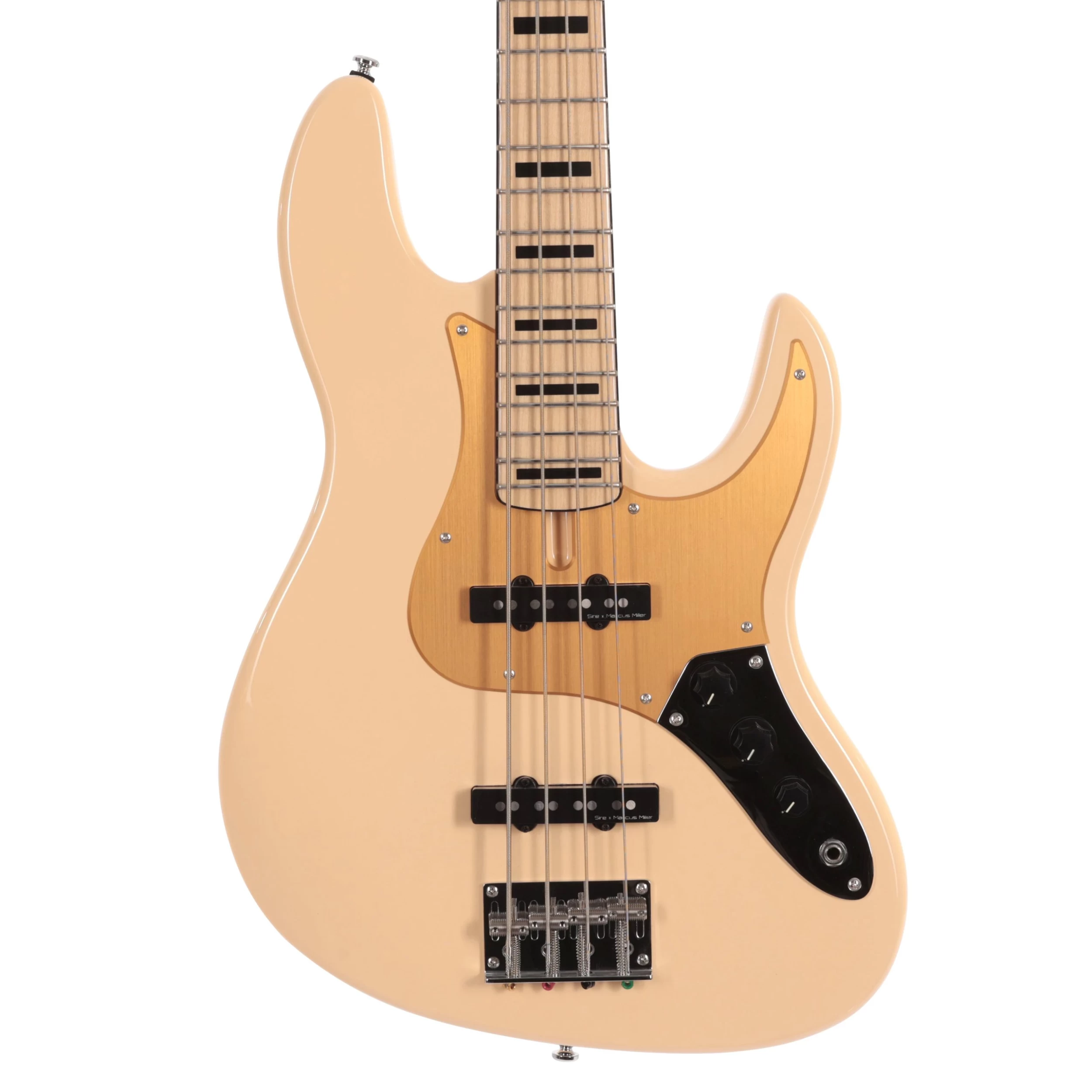 Sire Marcus Miller V5 24 Fret 4-String Bass Guitar In Vintage White 1 Sire Marcus Miller V5 24 Fret 4-String Bass Guitar In Vintage White