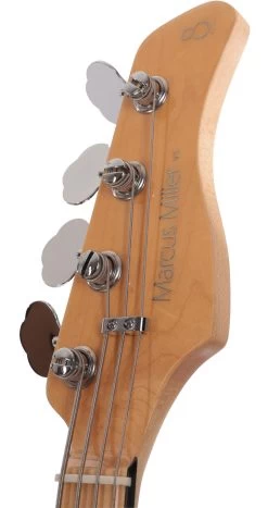 Sire Marcus Miller V5 24 Fret 4-String Bass Guitar In Vintage White 13 Sire Marcus Miller V5 24 Fret 4-String Bass Guitar In Vintage White -Professional Guitar Store SIRE24V54VWH Sire V5 24 Fret 4 String Bass Vintage White Headstock