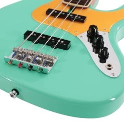 Sire Marcus Miller V5 24 Fret 4-String Fretless Bass Guitar In Mild Green -Professional Guitar Store SIREFL24V54MLG Sire V5 24 Fret 4 String Fretless Bass Guitar Mild Green Controls