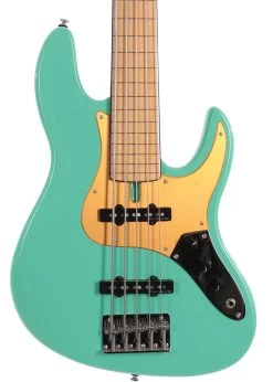 Sire Marcus Miller V5 24 Fret 5-String Fretless Bass Guitar In Mild Green