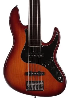 Sire Marcus Miller V5 24 Fret 5-String Fretless Bass Guitar In Tobacco Sunburst