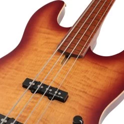 Sire Marcus Miller V10dx Swamp Ash 4-String Fretless Bass Guitar In Tobacco Sunburst 11 Sire Marcus Miller V10dx Swamp Ash 4-String Fretless Bass Guitar In Tobacco Sunburst -Professional Guitar Store SIREV10DXFLAW4TS Sire Marcus Miller V10dx Swamp Ash 4 String Fretless Bass Guitar in Tobacco Sunburst 5