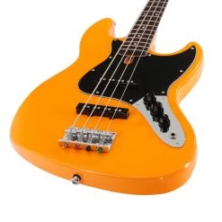 Sire Marcus Miller V3P Passive 4 String Bass Guitar In Orange -Professional Guitar Store SIREV3P4ORG Sire V3P Passive 4 String Bass Orange Angle