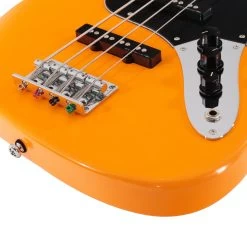 Sire Marcus Miller V3P Passive 4 String Bass Guitar In Orange -Professional Guitar Store SIREV3P4ORG Sire V3P Passive 4 String Bass Orange Controls