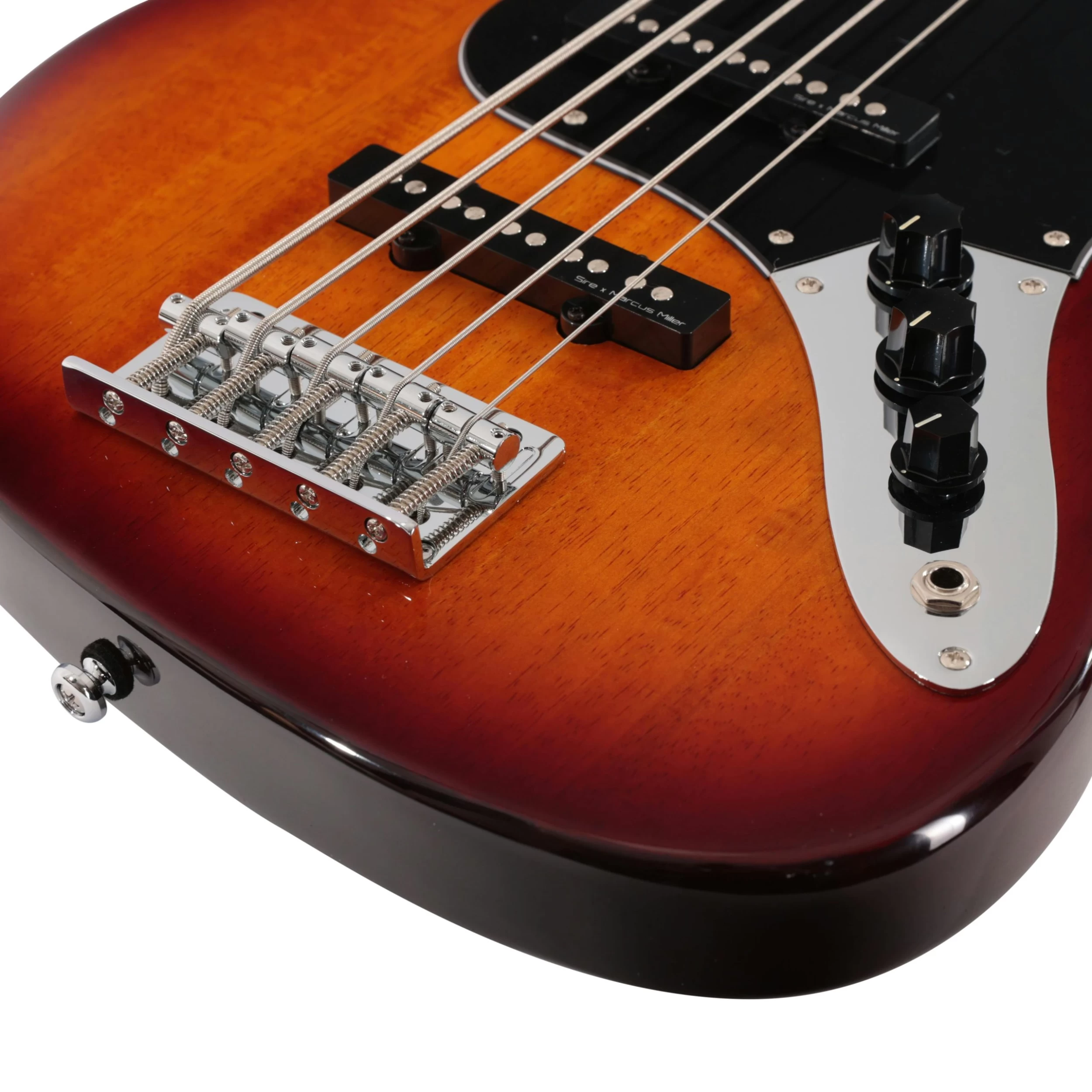 Sire Marcus Miller V3P Passive 5 String Bass Guitar In Tobacco Sunburst 6 Sire Marcus Miller V3P Passive 5 String Bass Guitar In Tobacco Sunburst - Image 6