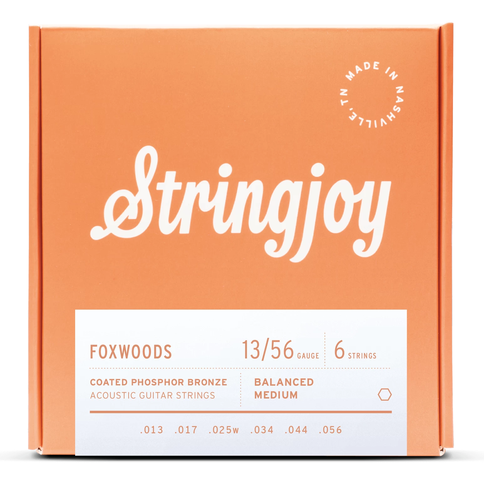 Stringjoy Medium 13-56 Phosphor Bronze Acoustic Guitar Strings 1 Stringjoy Medium 13-56 Phosphor Bronze Acoustic Guitar Strings