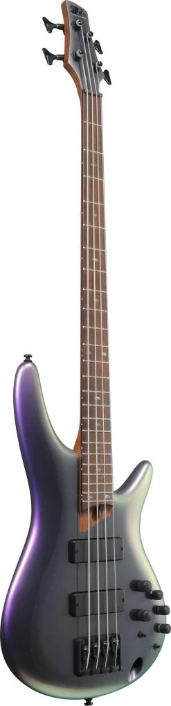 Ibanez SR500E-BAB Bass Guitar In Black Aurora Burst -Professional Guitar Store SR500E BAB Ibanez SR500E BAB Angle