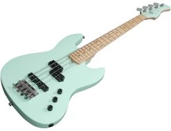 Sire Version 2 Marcus Miller U5 Short Scale Bass Guitar In Mint -Professional Guitar Store VER2U5A4MINT Sire U5 Bass Guitar Mint Green Without Binding Angle
