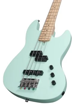 Sire Version 2 Marcus Miller U5 Short Scale Bass Guitar In Mint -Professional Guitar Store VER2U5A4MINT Sire U5 Bass Guitar Mint Green Without Binding Body Angle