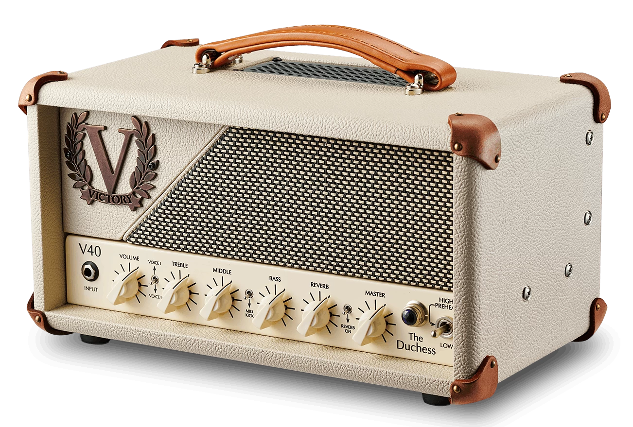 Victory V40H The Duchess Compact Sleeve Guitar Amp Head With 6L6 Valves 2 Victory V40H The Duchess Compact Sleeve Guitar Amp Head With 6L6 Valves - Image 2