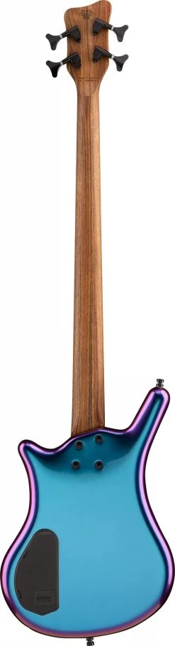 Warwick Special Edition GPS Thumb BO 4-String Bass Guitar In Custom Blue "Flip Flop" Colour-Shift Finish -Professional Guitar Store WAR0447 Warwick Custom Shop GPS Pro Thumb BO 4 String Bass Flip Flop Back