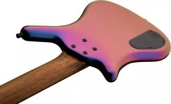 Warwick Special Edition GPS Thumb BO 5-String Bass Guitar In Custom Blue "Flip Flop" Colour-Shift Finish -Professional Guitar Store WAR0448 Warwick Custom Shop GPS Pro Thumb BO 5 String Bass Flip Flop Body Angle Back